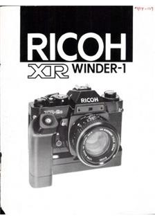 Ricoh XR 1 s manual. Camera Instructions.
